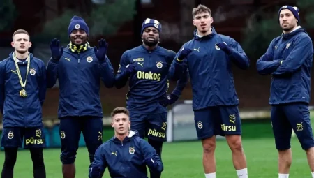 Fenerbahçe’nin Anderlecht maçı için kadro belli oldu: Şampiyonlar Ligi hazırlıkları sürüyor