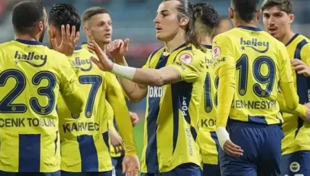 Fenerbahçe’de 6 Eksik! Gaziantep FK Maçının Kadrosu Açıklandı