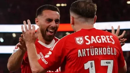 Kerem Aktürkoğlu ve Orkun Kökçü’den kritik goller! Benfica turladı