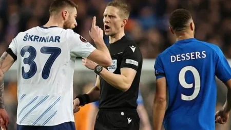 Fenerbahçe-Rangers maçında hakem kararları tepki çekti!