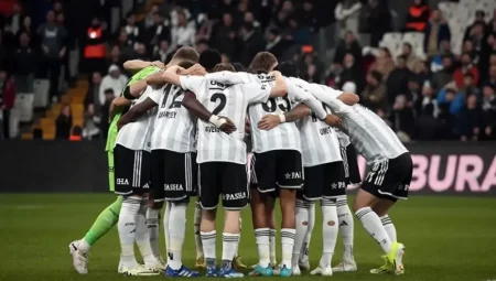 Beşiktaş’ın Konyaspor Maçında Kadroda Yer Almayan 4 İsim Belli Oldu