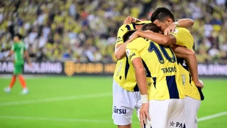 Fenerbahçe-Samsunspor Maçında Heyecan Dorukta! İşte İlk 11’ler
