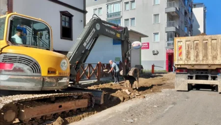 Giresun’da Fatih Caddesi sil baştan yenileniyor, araç ve yaya konforu artırılacak